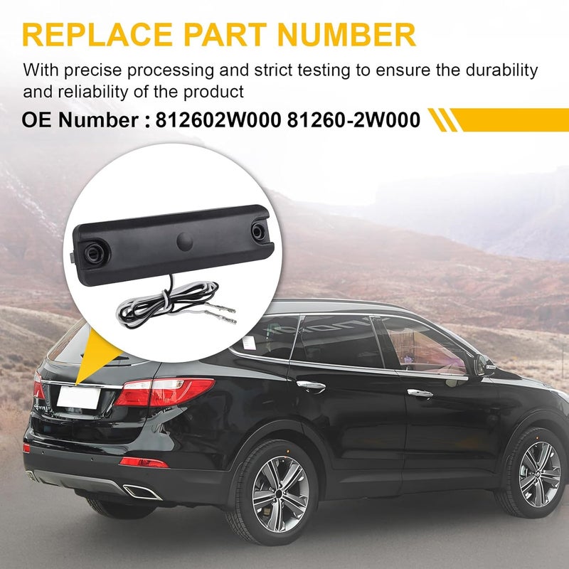 CNSPEED 81260-2W000 Tailgate Release Switch Compatible with 2013-2019 Hyundai Santa Fe 2013-2016 Hyundai Santa Fe Sport 2019 Santa Fe XL Replace 812602W000 - Image 4